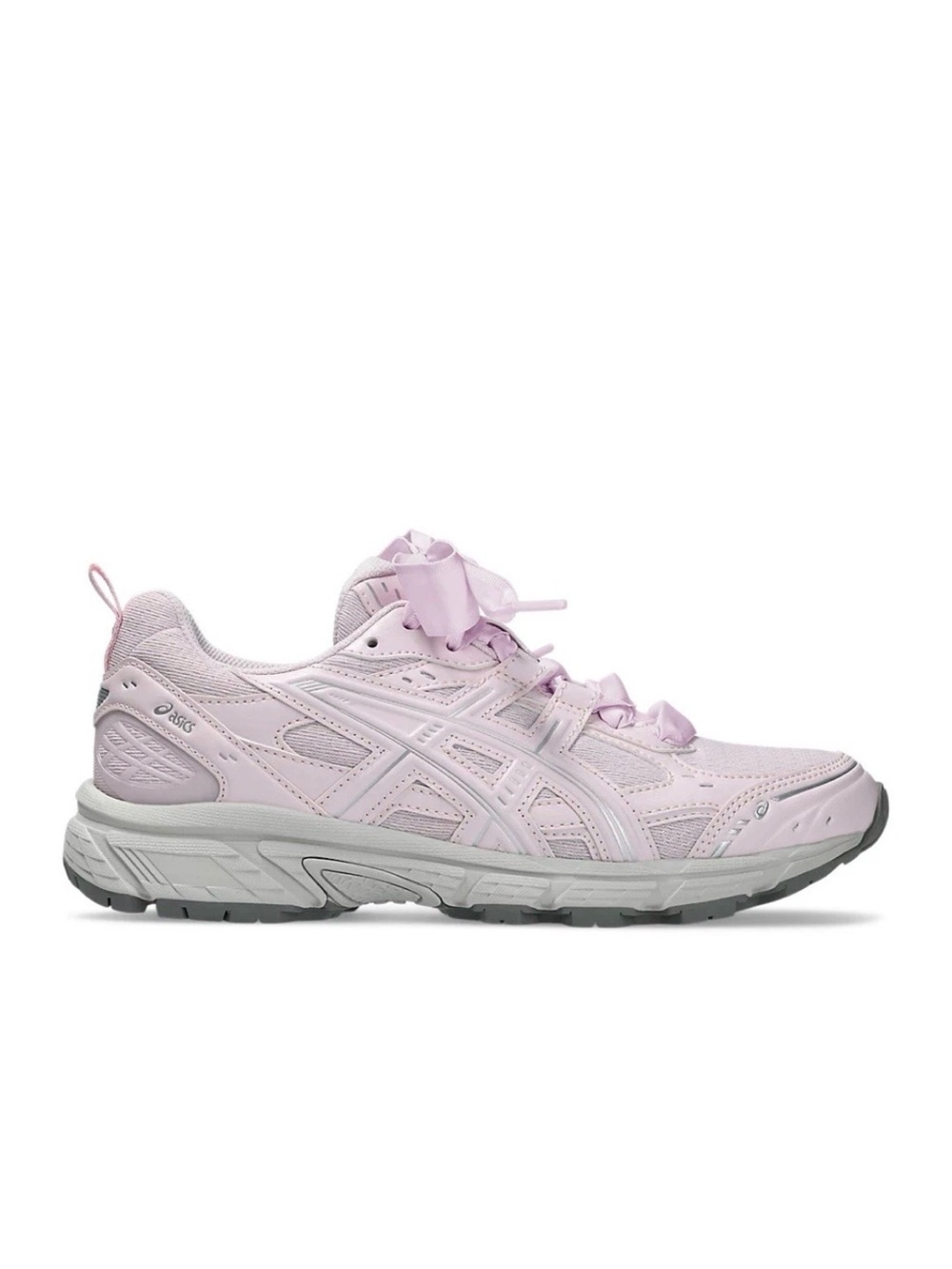 ASICS Cosmos Athletic Shoes in Soft Pink and Silver - Picture 2 of 4